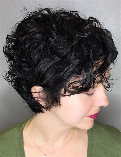 curly hair short women's haircuts